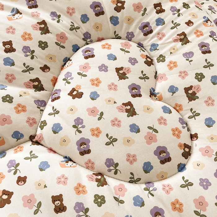 91家纺网 家纺一手货源 找家纺 梦初语 2022年A类针织棉大豆纤维冬被 花儿朵朵