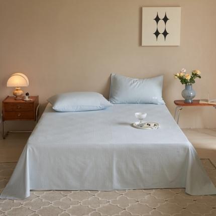 91家纺网 家纺一手货源 找家纺 （总）时光里 2022新款60支纯棉华夫格系列-床单