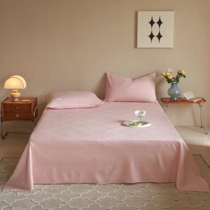 91家纺网 家纺一手货源 找家纺 （总）时光里 2022新款60支纯棉华夫格系列-床单