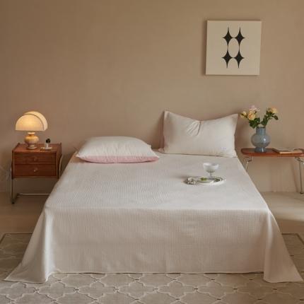 91家纺网 家纺一手货源 找家纺 （总）时光里 2022新款60支纯棉华夫格系列-床单