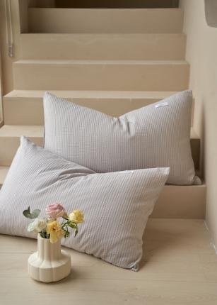 91家纺网 家纺一手货源 找家纺 （总）时光里 新款60支纯棉华夫格系列-枕套48x74cm