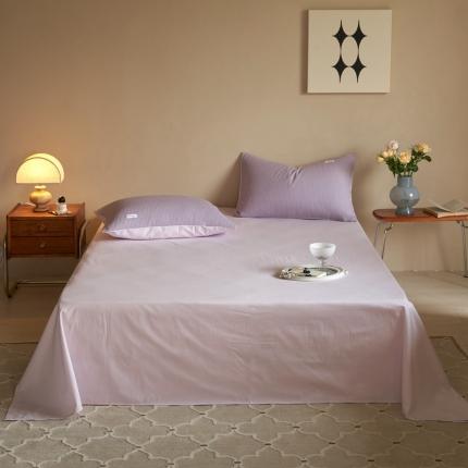 91家纺网 家纺一手货源 找家纺 （总）时光里 2022新款水洗棉纯色床单床笠