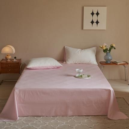 91家纺网 家纺一手货源 找家纺 （总）时光里 2022新款水洗棉纯色床单床笠