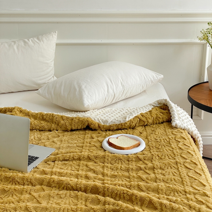 91家纺网 家纺一手货源 找家纺 （总）梦享生活 2022新款豆豆绒毛毯