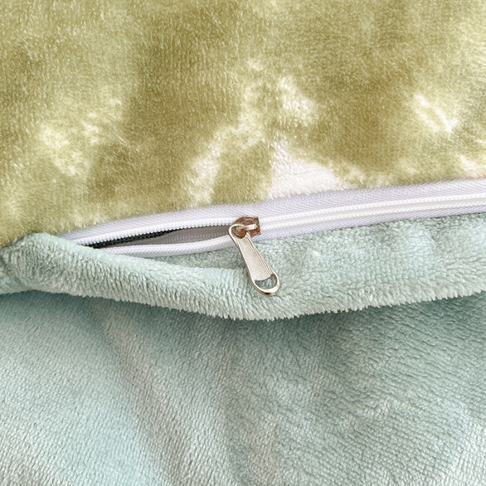 91家纺网 家纺一手货源 找家纺 雅居纺 2022新款牛奶绒印花四件套 花园物语