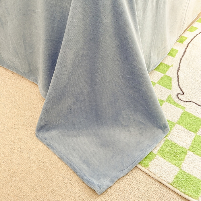 91家纺网 家纺一手货源 找家纺 雅居纺 2022新款牛奶绒印花四件套 兰花兔子