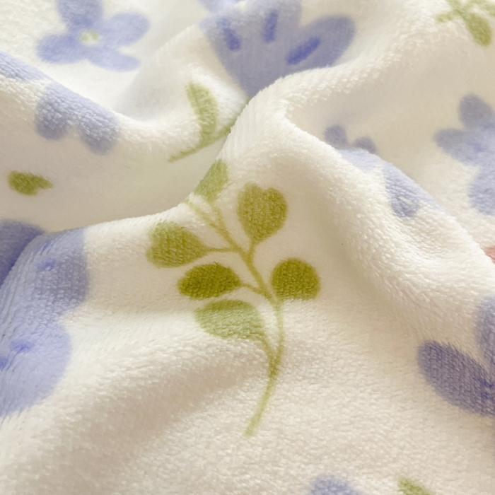 91家纺网 家纺一手货源 找家纺 雅居纺 2022新款牛奶绒印花四件套 兰花兔子