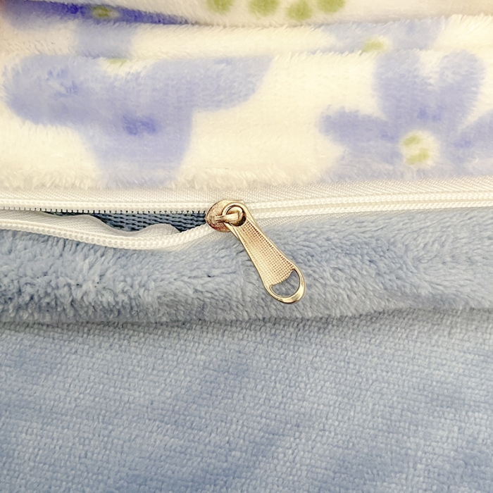 91家纺网 家纺一手货源 找家纺 雅居纺 2022新款牛奶绒印花四件套 兰花兔子