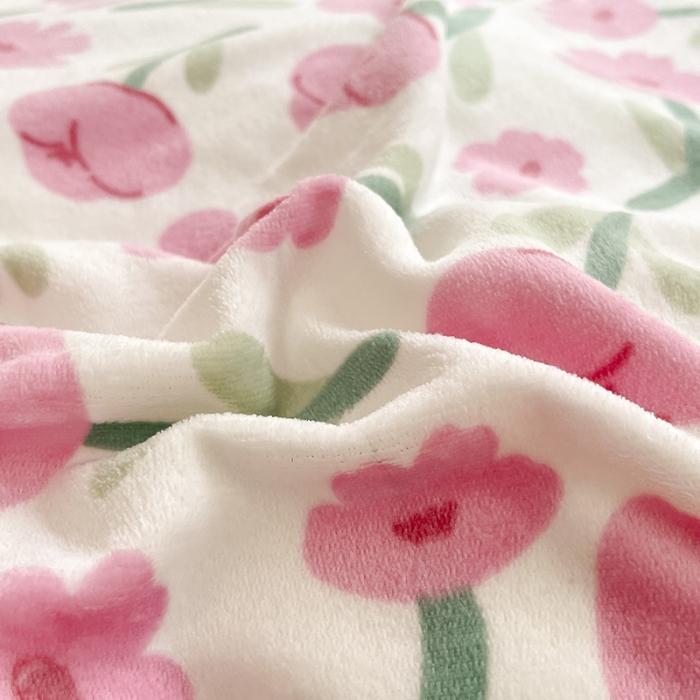 91家纺网 家纺一手货源 找家纺 雅居纺 2022新款牛奶绒印花四件套 蜜茶