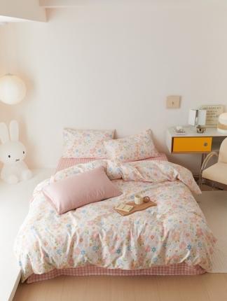 91家纺网 家纺一手货源 找家纺 （总）时光里 2022新款13372全棉40支四件套