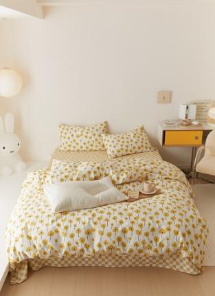 91家纺网 家纺一手货源 找家纺 （总）时光里 2022新款13372全棉40支四件套