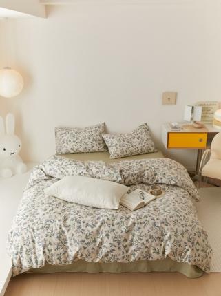 91家纺网 家纺一手货源 找家纺 （总）时光里 2022新款13372全棉40支四件套