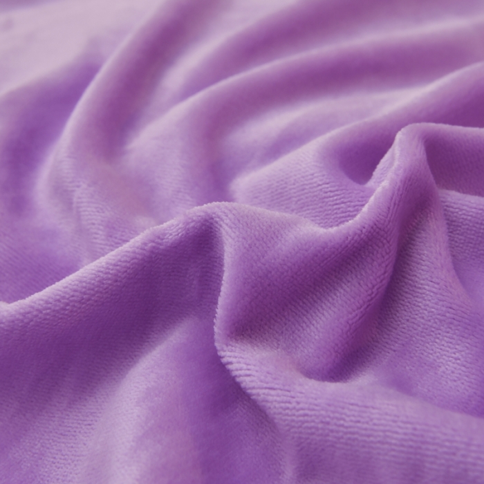 91家纺网 家纺一手货源 找家纺 啊雅家居 2026新款纯色包边双面牛奶绒四件套 包紫色