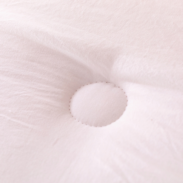 91家纺网 家纺一手货源 找家纺 盈超2023新款山茶花抗菌立体大豆被冬被 奶白色