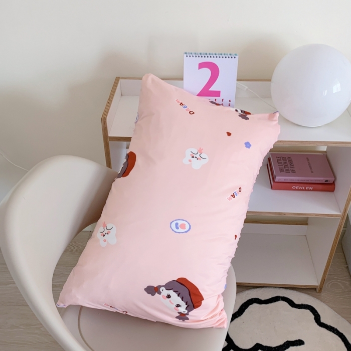 91家纺网 家纺一手货源 找家纺 星期八 2022新款针织棉豆豆被被子被芯 小女孩