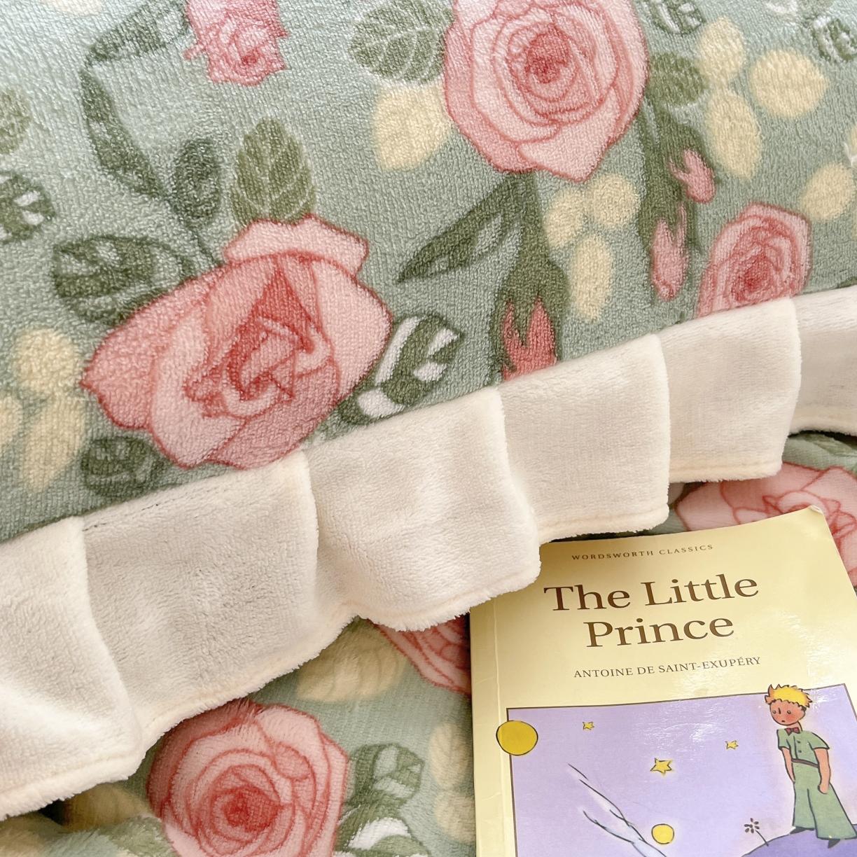 91家纺网 家纺一手货源 找家纺 安哆啦 2022新款加厚牛奶绒花边小贴标四件套 花边-花团锦簇