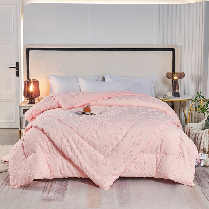 91家纺网 家纺一手货源 找家纺 （总）丽卡家纺2023新款米兰雕花子母被被子被芯系列