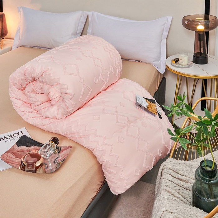 91家纺网 家纺一手货源 找家纺 （总）丽卡家纺2023新款米兰雕花子母被被子被芯系列