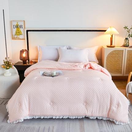 91家纺网 家纺一手货源 找家纺 （总）丽卡家纺2023新款法丽娜雕花春秋被被子被芯