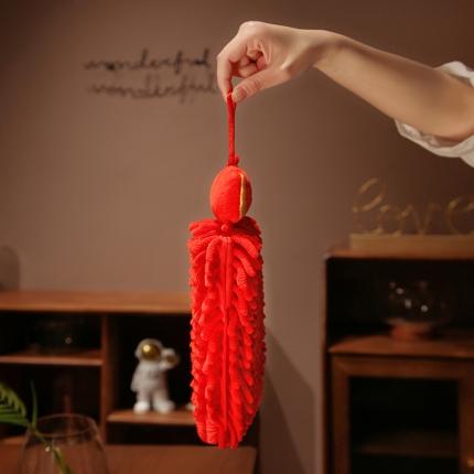 91家纺网 家纺一手货源 找家纺 仟亿莱 2022新款醒狮锦鲤雪尼尔擦手巾