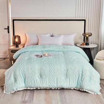 91家纺网 家纺一手货源 找家纺 （总）丽卡家纺2023新款米兰雕花春秋被被子被芯系列
