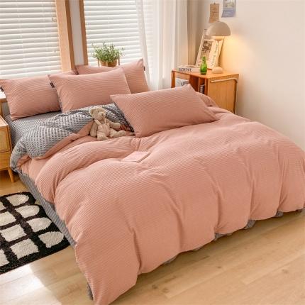 91家纺网 家纺一手货源 找家纺 花伞家居2022牛奶绒羊羔绒多功能复合拉链被套款毛毯椰奶兰