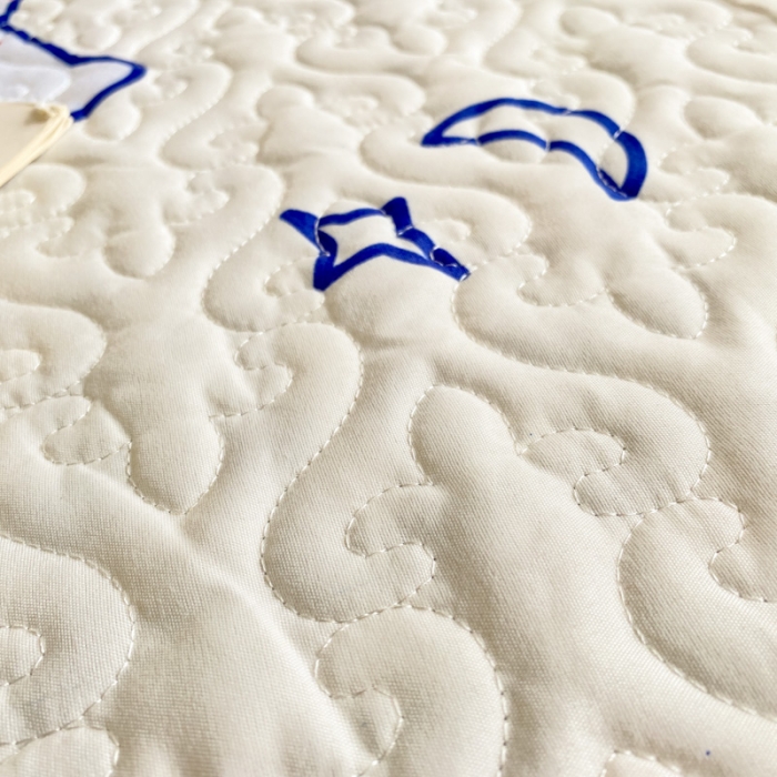 91家纺网 家纺一手货源 找家纺 美莱 2022新款亲肤磨毛床盖床裙夹棉单件三件套直播四件套 航天员