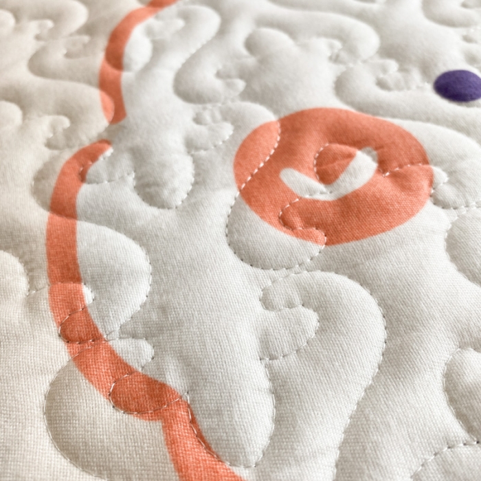 91家纺网 家纺一手货源 找家纺 美莱2022款亲肤磨毛床盖床裙夹棉单件三件套直播四件套萌萌兔