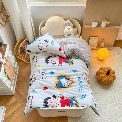 91家纺网 家纺一手货源 找家纺 （总）BOSS 2024新款全棉豆豆绒冬被-史努比