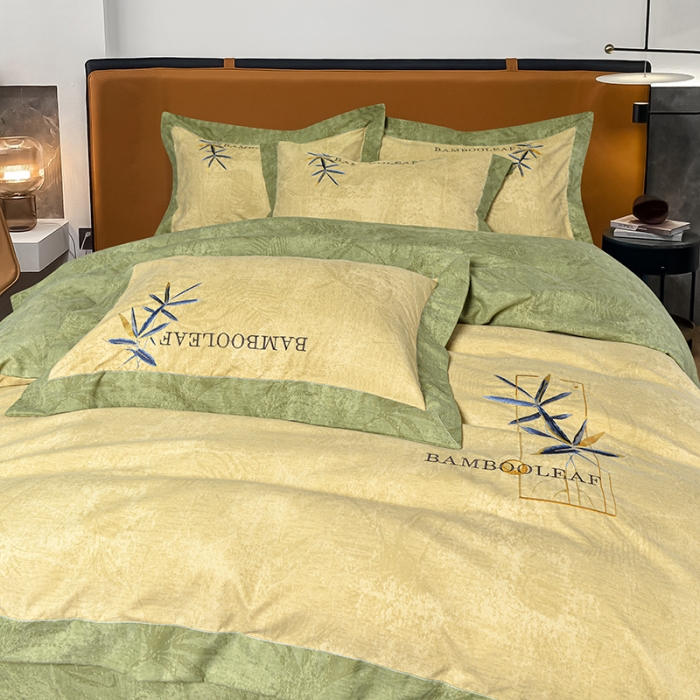 91家纺网 家纺一手货源 找家纺 （总）梦柏家纺 2022新款亲肤雅棉绣花四件套