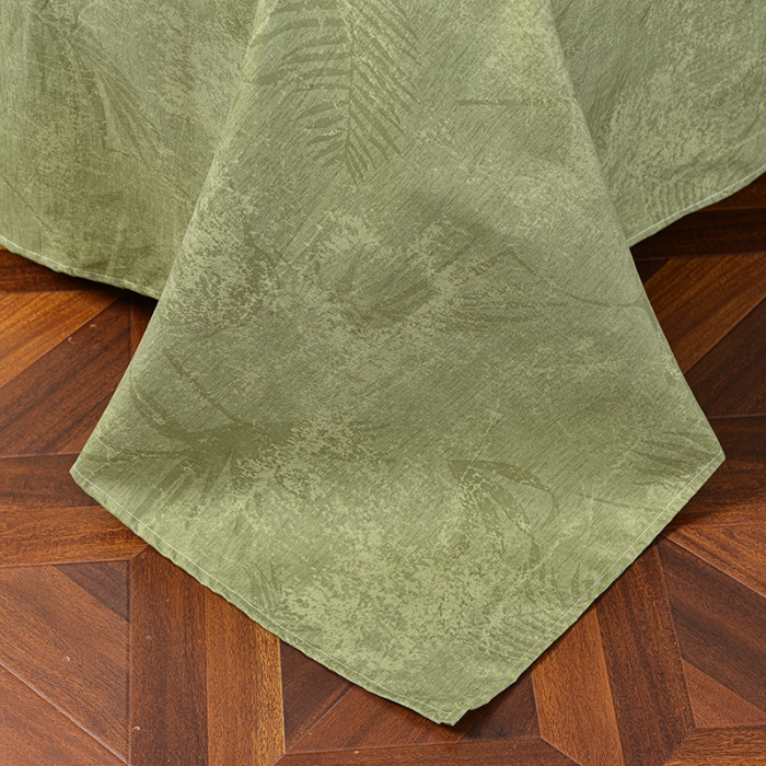 91家纺网 家纺一手货源 找家纺 梦柏家纺 2022新款亲肤雅棉绣花四件套 茶色