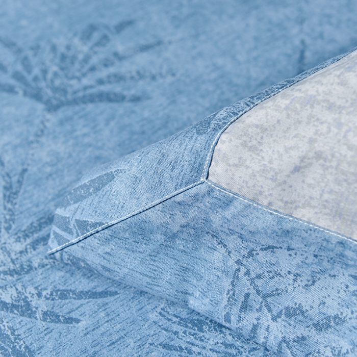 91家纺网 家纺一手货源 找家纺 梦柏家纺 2022新款亲肤雅棉绣花四件套 魔力灰