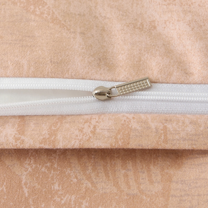 91家纺网 家纺一手货源 找家纺 梦柏家纺 2022新款亲肤雅棉绣花四件套 南瓜色