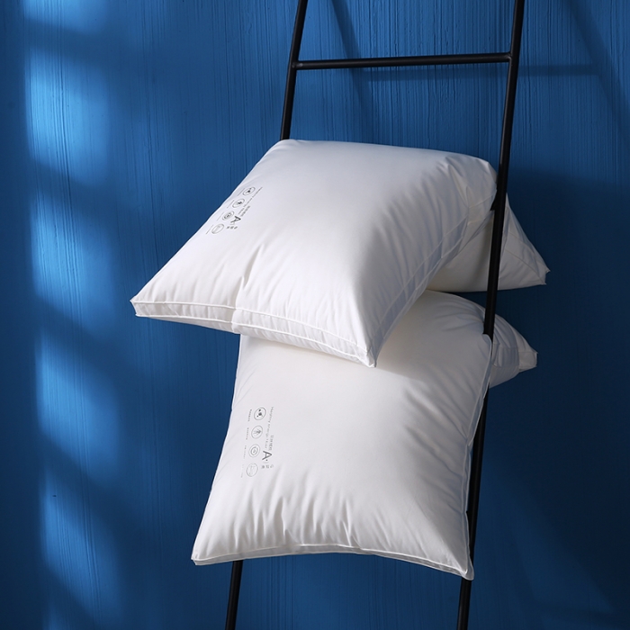 91家纺网 家纺一手货源 找家纺 贤内助 2024新款A+母婴类原棉羽丝枕五星宾馆枕芯