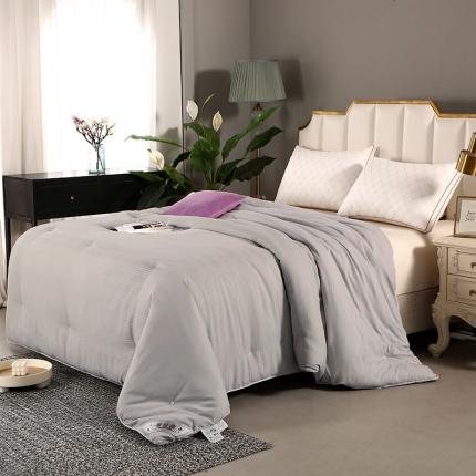 91家纺网 家纺一手货源 找家纺 金同成2025新款纯棉手工蚕丝被高密子母被直播夏被春秋冬被 公主灰