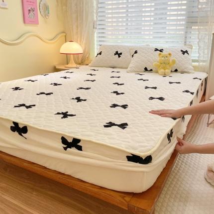 91家纺网 家纺一手货源 找家纺 （总）沐慕 2022牛奶绒夹棉床笠