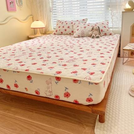 91家纺网 家纺一手货源 找家纺 （总）沐慕 2022牛奶绒夹棉床笠