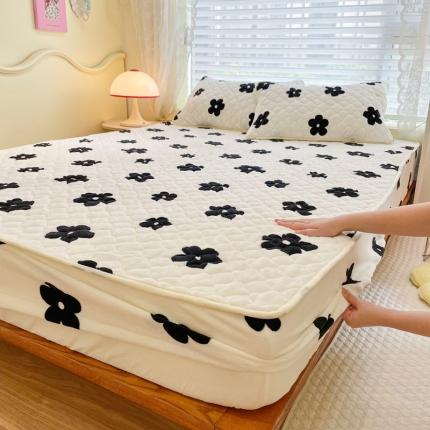 91家纺网 家纺一手货源 找家纺 （总）沐慕 2022牛奶绒夹棉床笠