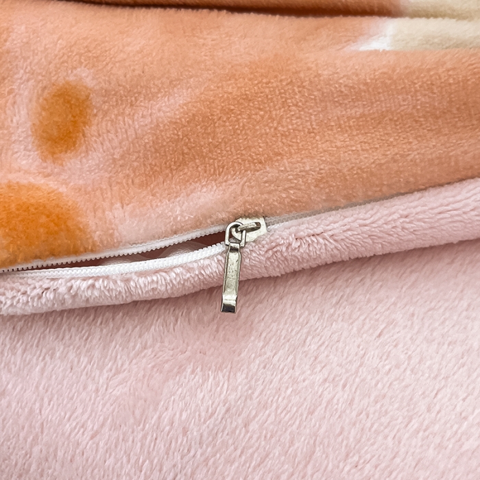 91家纺网 家纺一手货源 找家纺 2022新款爆款慕尚高克重田园风印花牛奶绒四件套 花蕾