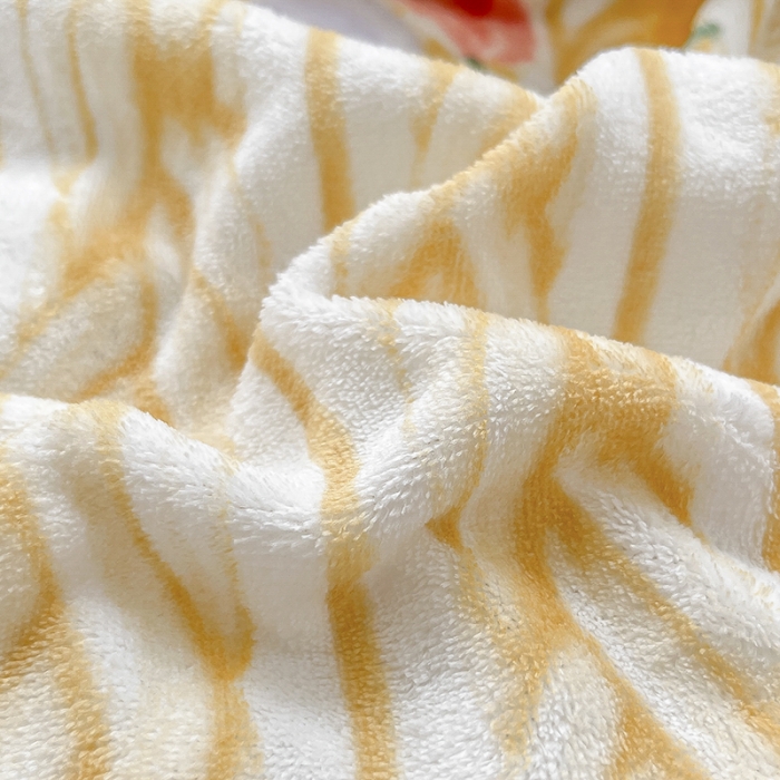 91家纺网 家纺一手货源 找家纺 2022新款爆款慕尚高克重田园风印花牛奶绒四件套 静谧