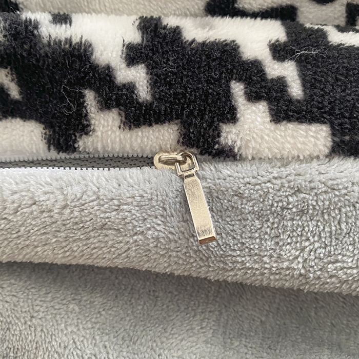 91家纺网 家纺一手货源 找家纺 2022新款爆款慕尚高克重田园风印花牛奶绒四件套 千鸟格