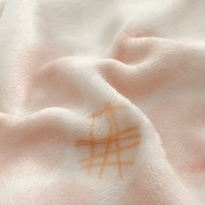 91家纺网 家纺一手货源 找家纺 2022新款爆款慕尚高克重田园风印花牛奶绒四件套 小花熊