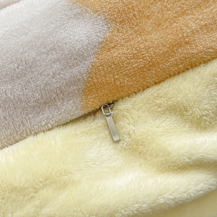 91家纺网 家纺一手货源 找家纺 2022新款爆款慕尚高克重田园风印花牛奶绒四件套 小黄花