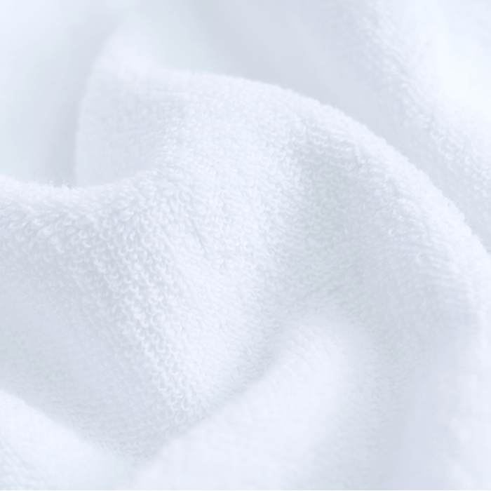 91家纺网 家纺一手货源 找家纺 朴尔2022新款全棉32股毛巾浴巾--大立体棱形系列 35*75毛巾-纯白色