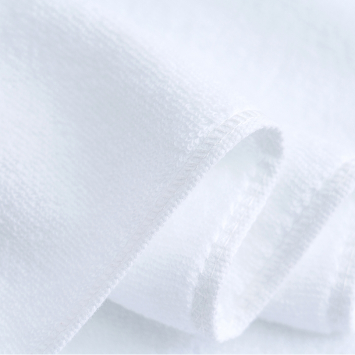 91家纺网 家纺一手货源 找家纺 朴尔2022新款全棉32股毛巾浴巾--大立体棱形系列 毛巾+浴巾-纯白色