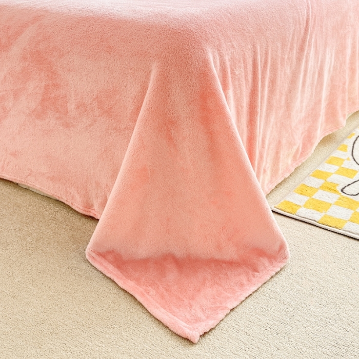 91家纺网 家纺一手货源 找家纺 苏拉  2023新款秋冬新款雪花绒牛奶绒四件套 花海