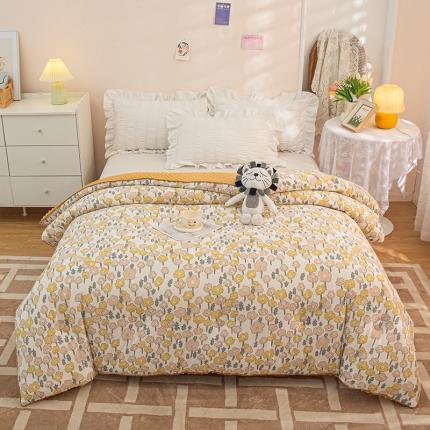 芯恋 2025新款针织棉豆豆被加厚冬被春秋被被芯 悠悠韵