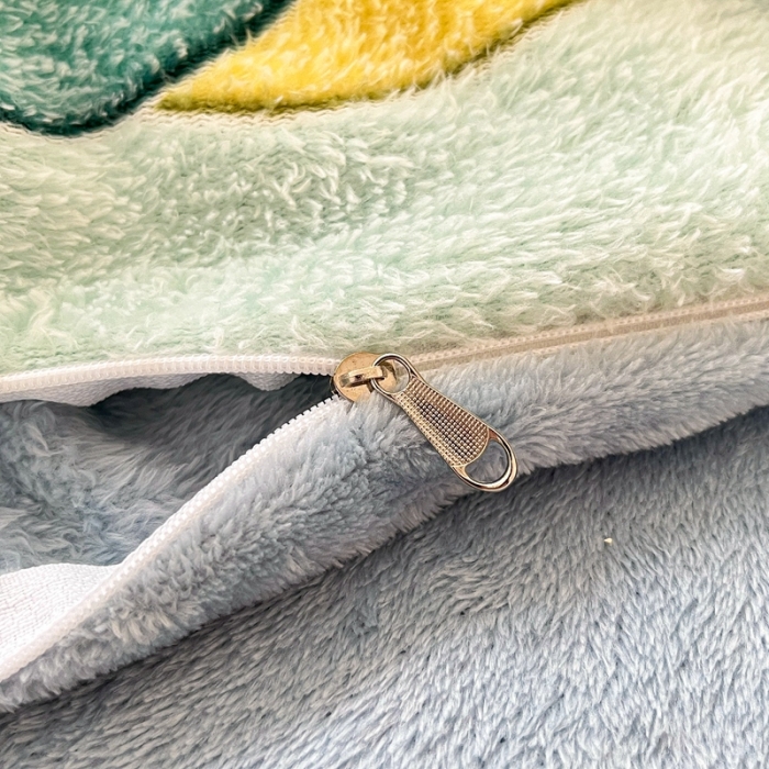 91家纺网 家纺一手货源 找家纺 苏拉  2023新款秋冬新款雪花绒牛奶绒四件套 太阳花