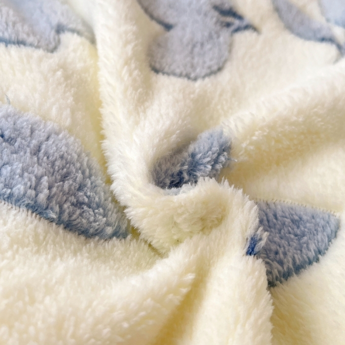 91家纺网 家纺一手货源 找家纺 苏拉  2023新款秋冬新款雪花绒牛奶绒四件套 田园兔