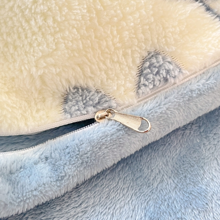 91家纺网 家纺一手货源 找家纺 苏拉  2023新款秋冬新款雪花绒牛奶绒四件套 田园兔